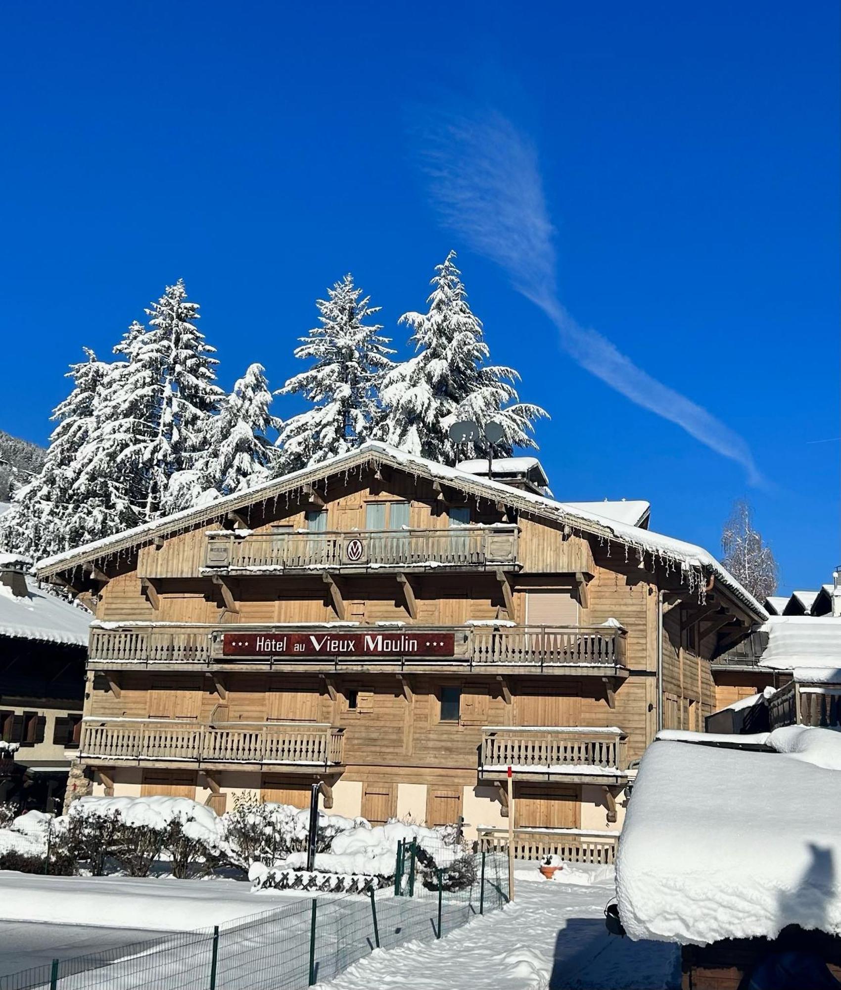 Hotel Au Vieux Moulin Megève Exteriér fotografie