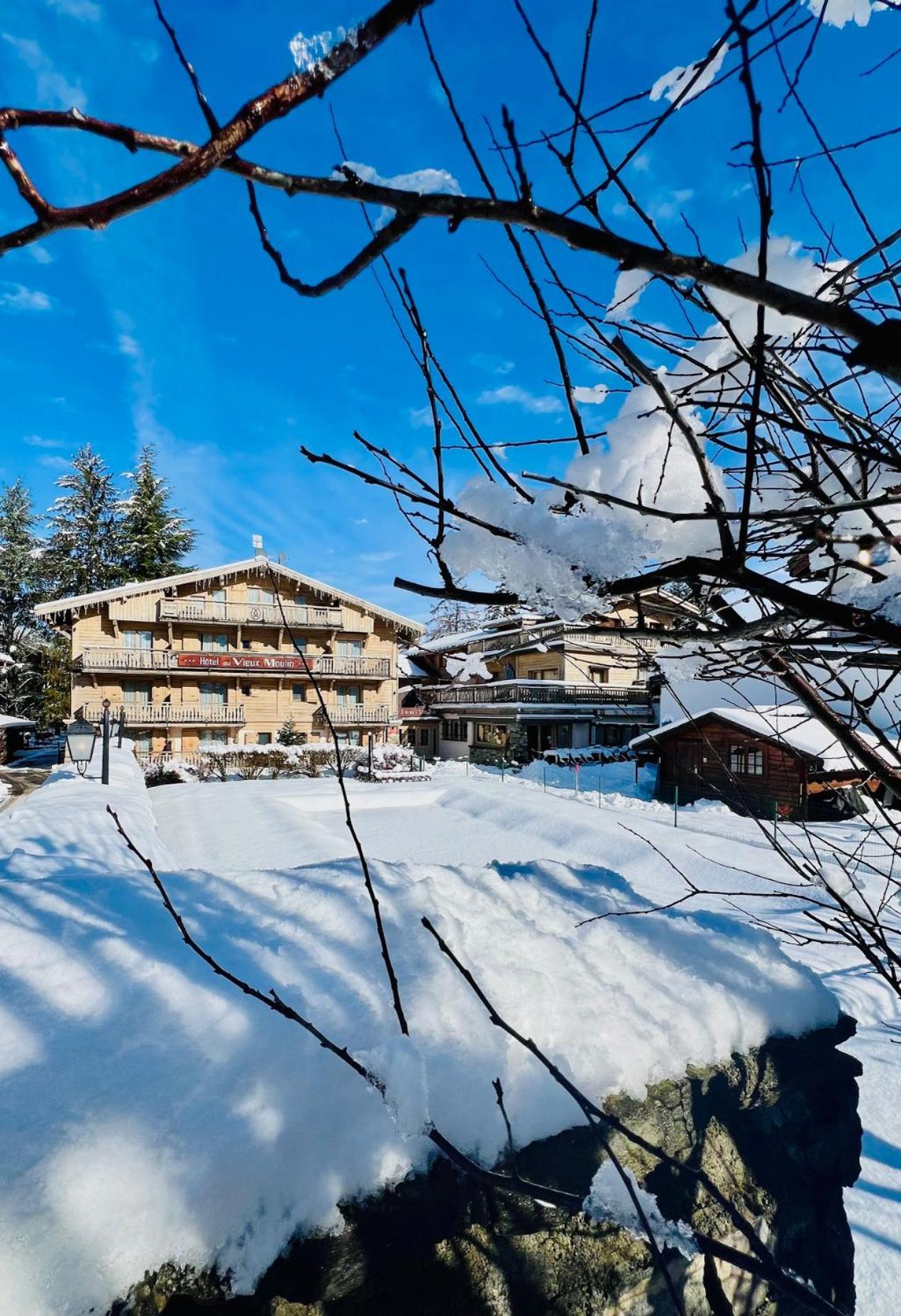 Hotel Au Vieux Moulin Megève Exteriér fotografie