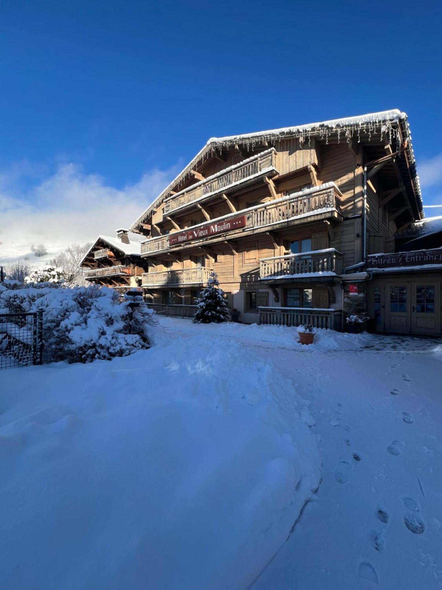 Hotel Au Vieux Moulin Megève Exteriér fotografie