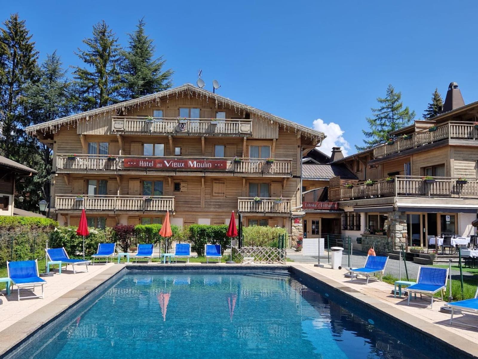 Hotel Au Vieux Moulin Megève Exteriér fotografie